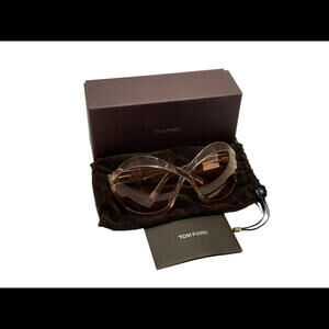 TOM FORD Authentic Sunglasses CANNE-02 Oversize Pink Round TF902 72Y 71 11 110